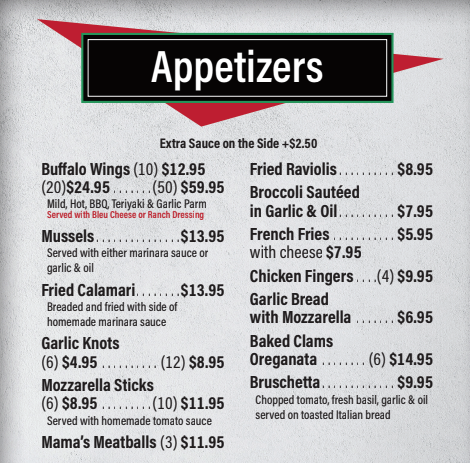 Appetizers in Port St Lucie